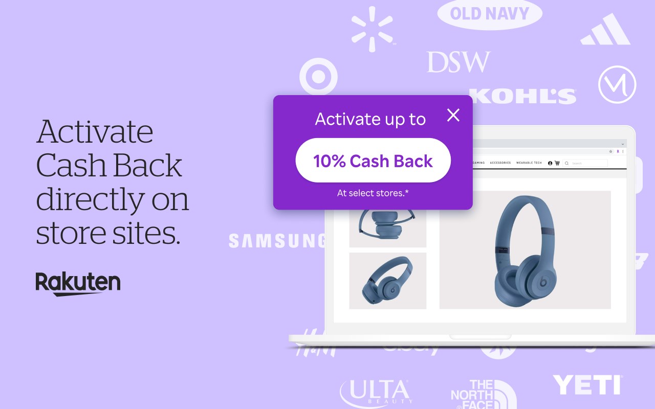 Rakuten: Get Cash Back For Shopping