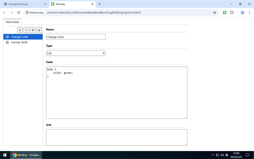 Wildmonkey: Lightweight Userscript & CSS Manager