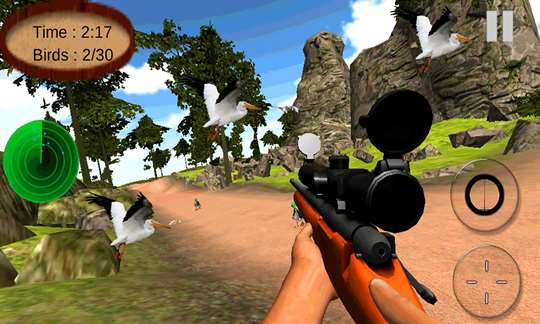 Jungle Sniper Birds Hunting Season 3D screenshot 2