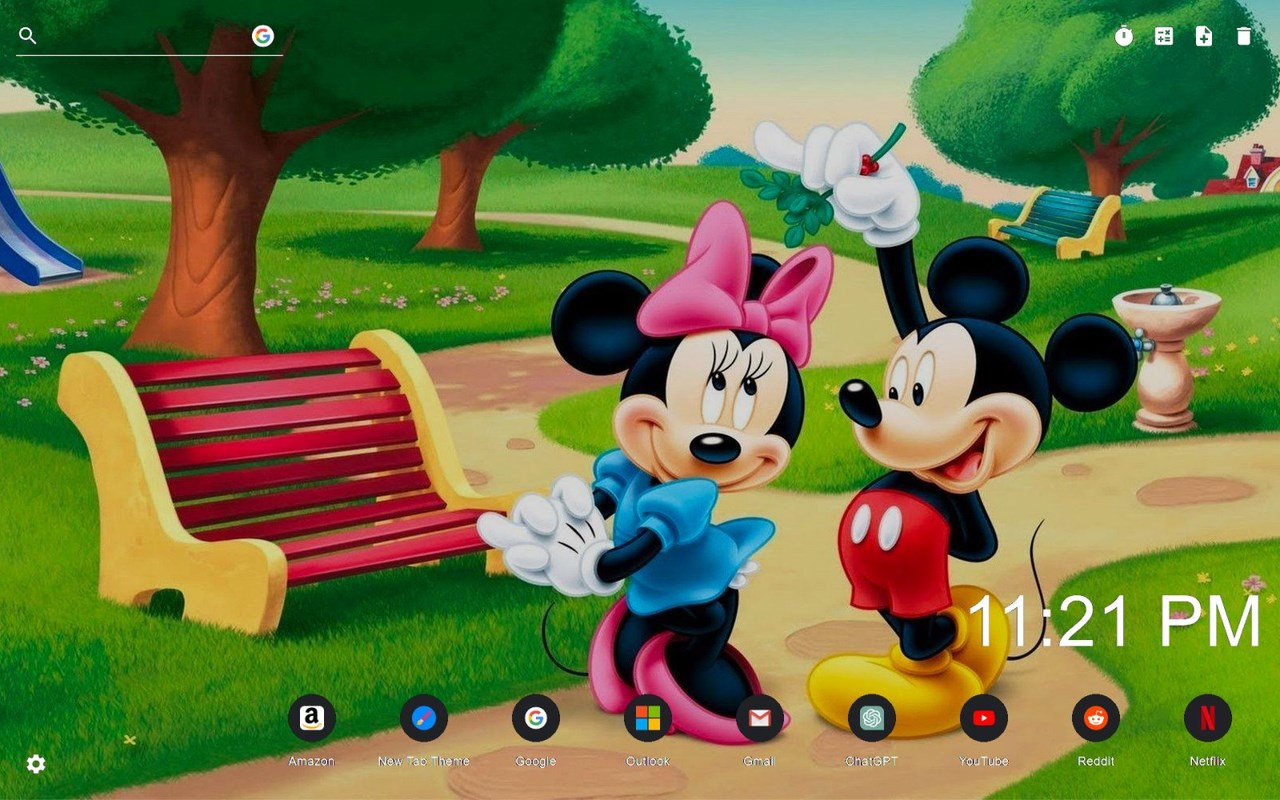 Mickey Mouse Wallpaper New Tab
