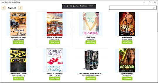 Free eBooks For Kindle Reader screenshot