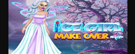 Ice Girl Makeover Game marquee promo image