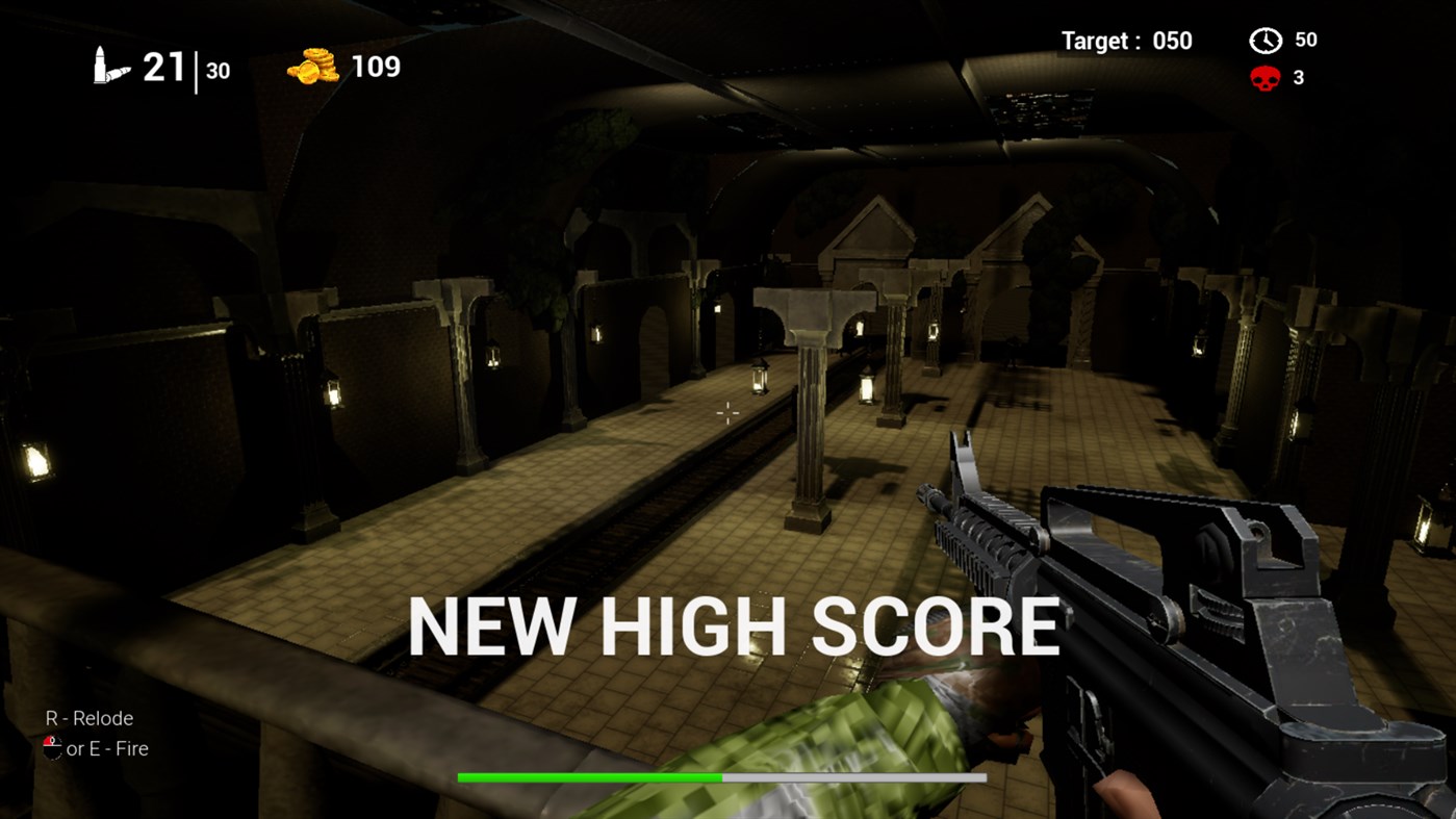 #3. Endless Night: Zombie Survival (Windows) By: Kwill Games