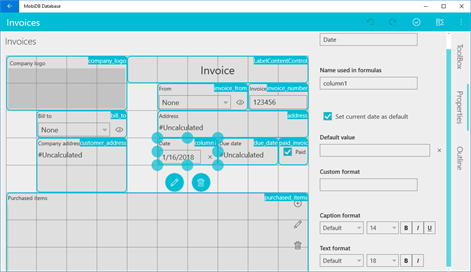 MobiDB Database Screenshots 2