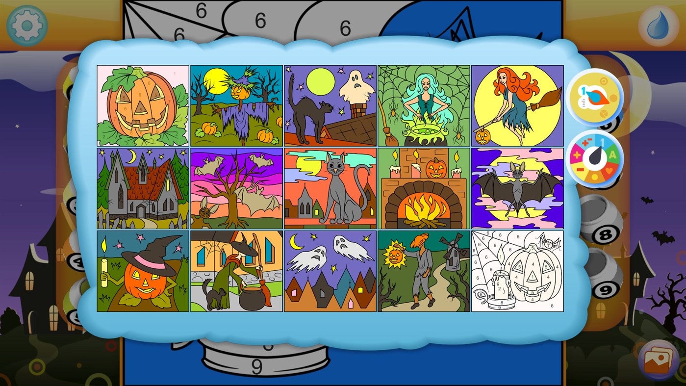 #7. Halloween - Color by Numbers + (Xbox) By: Kedronic UAB