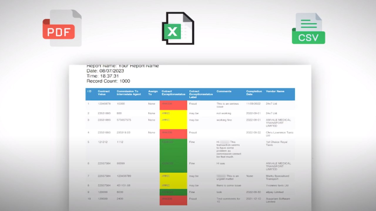 Snapshot 2 of Magic Grid PBI Report Burst Solution