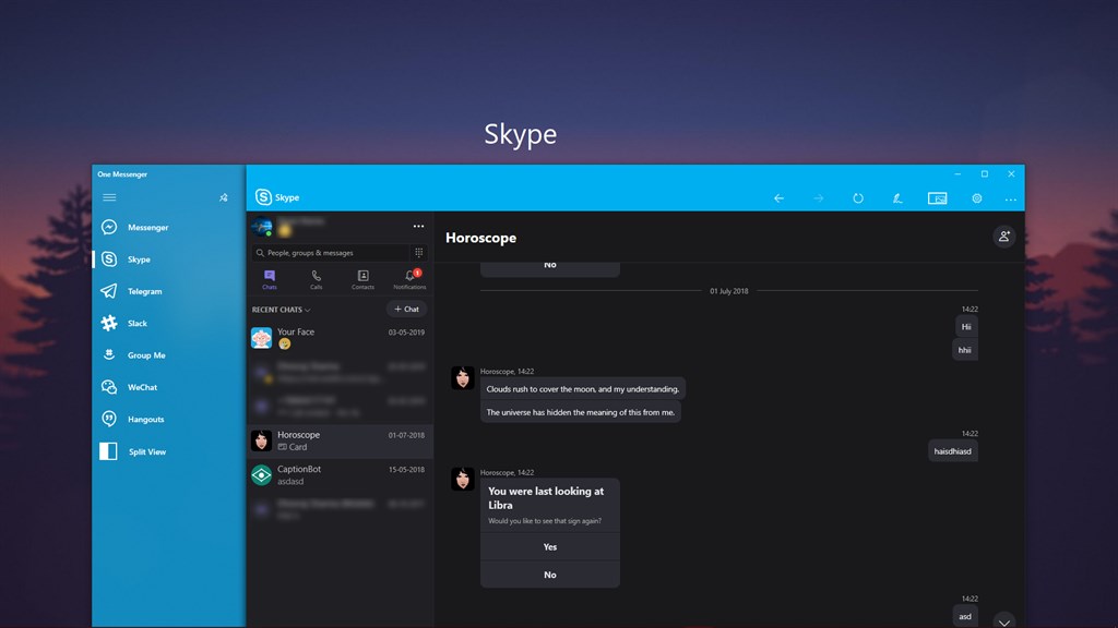 One Messenger - All your messages in one place!_2