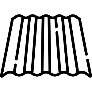 High-class folding roof icon