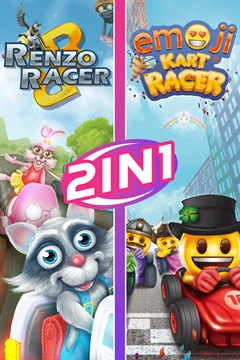 Cover poster for 2-in-1 Kart Racing Bundle