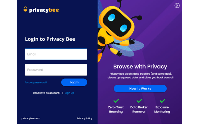 Privacy Bee: Zero-Trust Secure Browsing