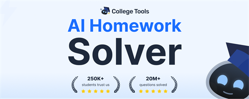 Homework Solver by College Tools marquee promo image