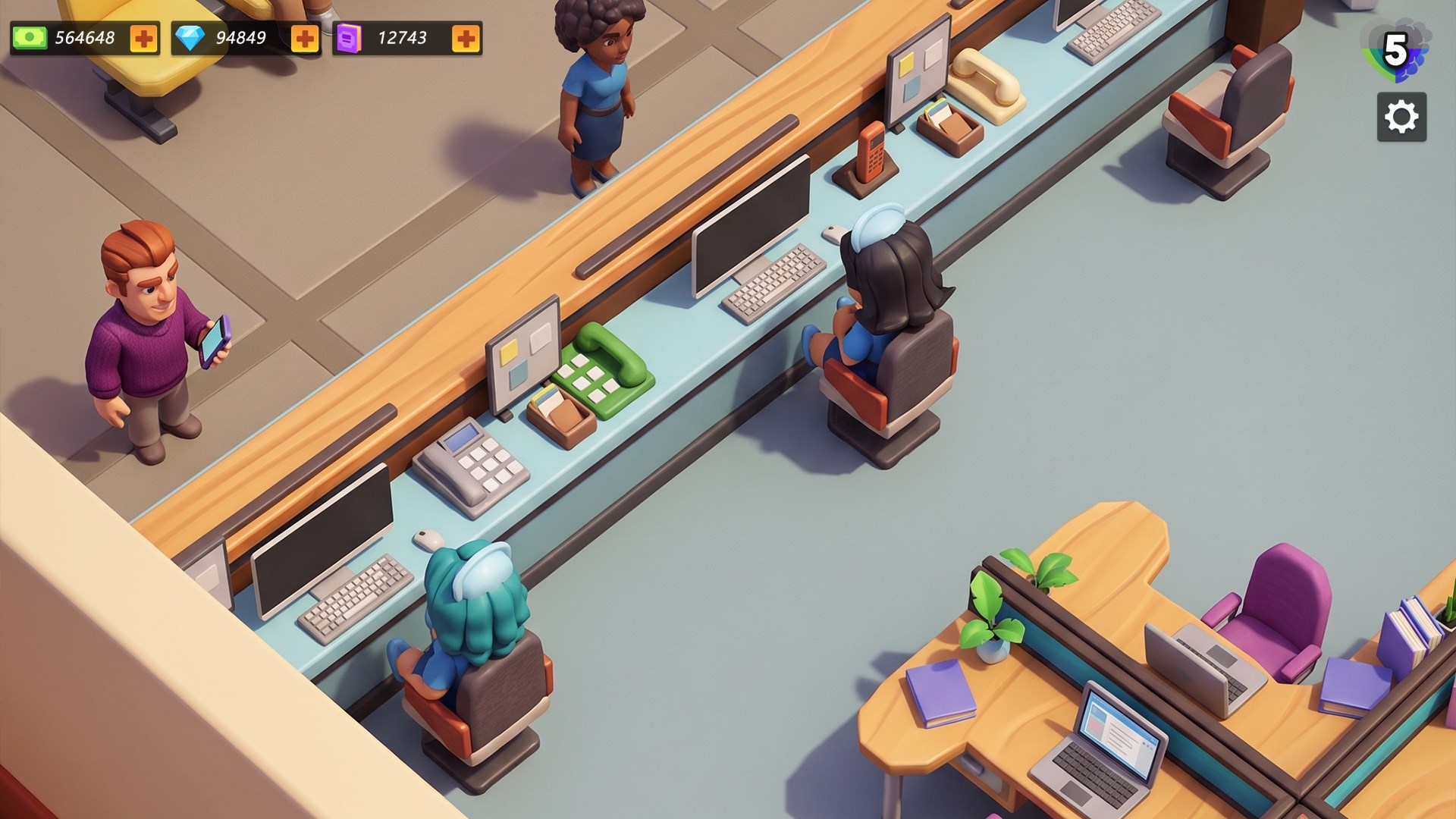 Idle Psych Hospital Tycoon screenshot