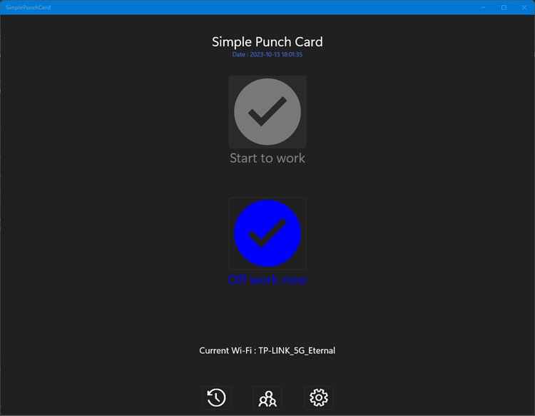 Simple Punch Card - Clock in attendance - PC - (Windows)