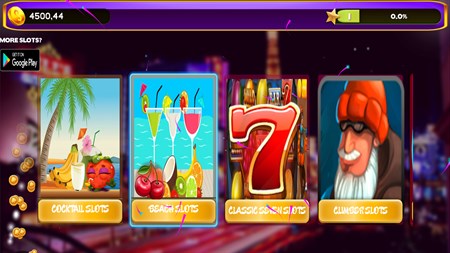 Interfaz de la App de 777 Casino mostrando tragaperras
