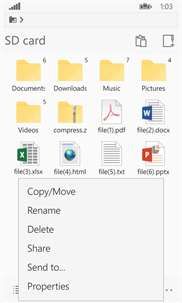 Metro File Manager eX screenshot 3