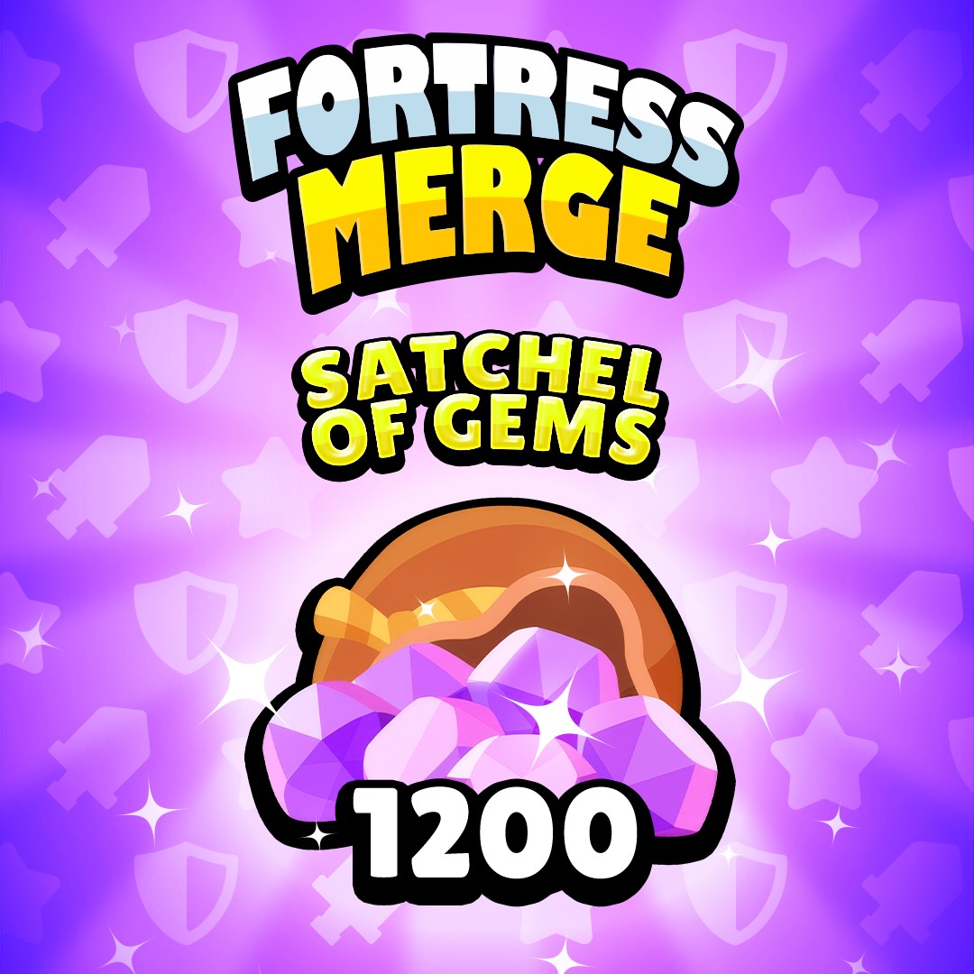 Fortress Merge: Satchel of Gems - 1200