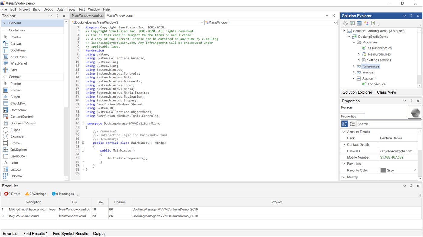 #6. Syncfusion WPF Controls Examples (Windows) Od: Syncfusion Inc