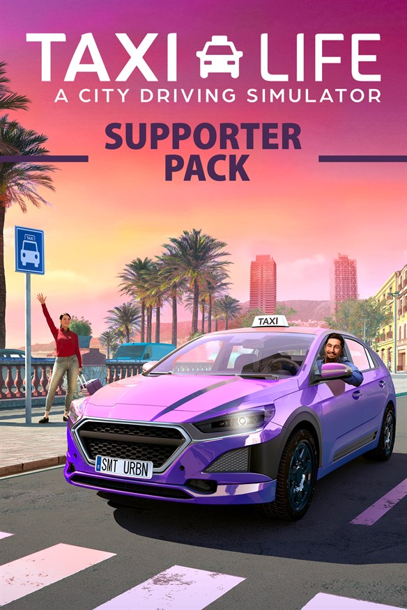 Taxi Life - Supporter Pack Xbox Series X|S and Xbox One cover art