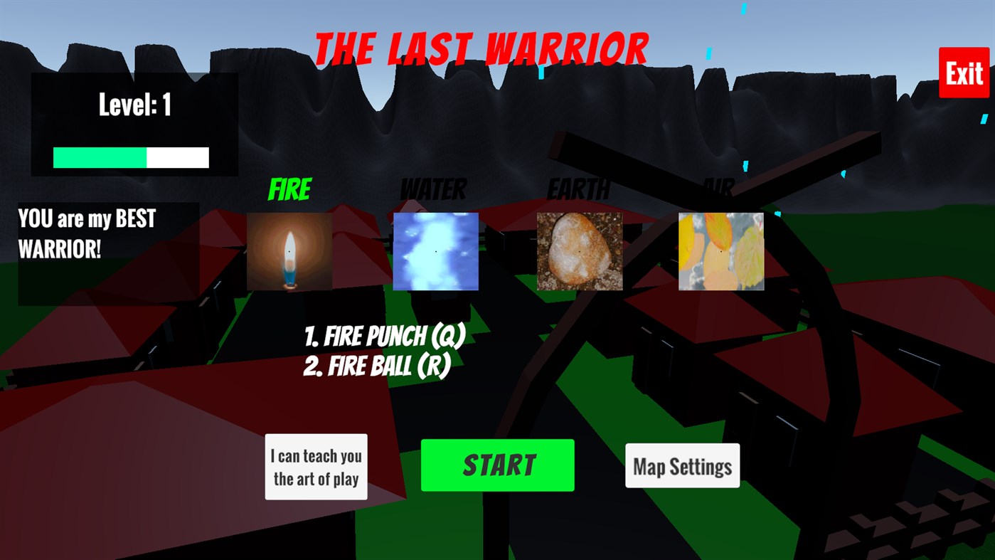 #1. The Last Warrior (Windows) By: pitand1133