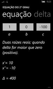 Equação do 2º Grau screenshot 1