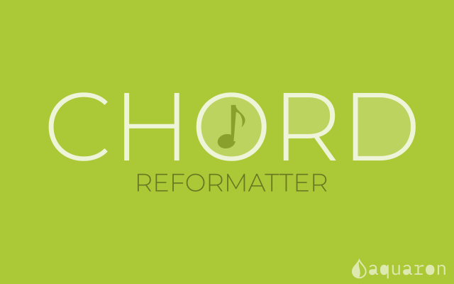 Chord Reformatter