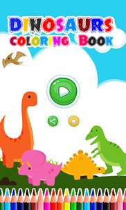 Jurassic Dinosaurs Coloring Book screenshot 1