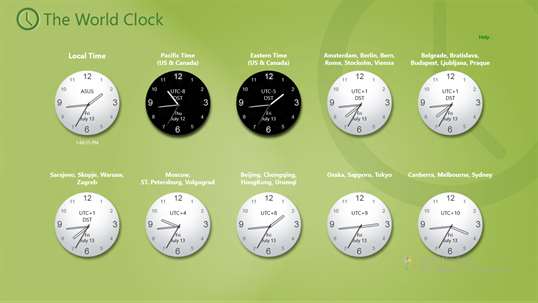 The World Clock screenshot 1