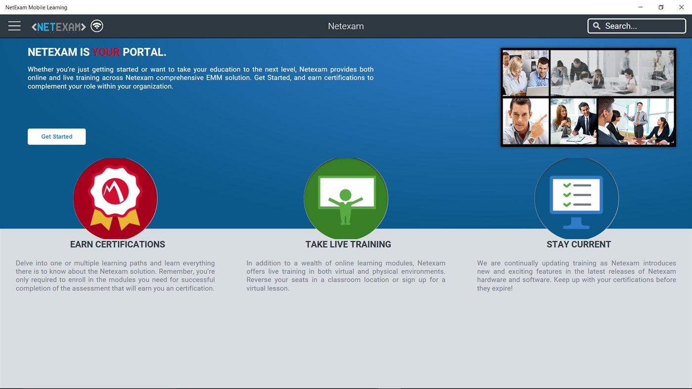 #2. NetExam Mobile Learning (Windows) By: Media Defined