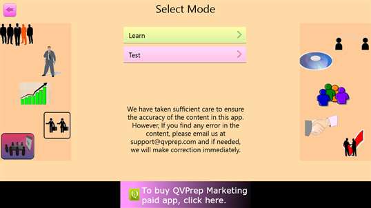 QVprep Lite Learn Marketing screenshot 3