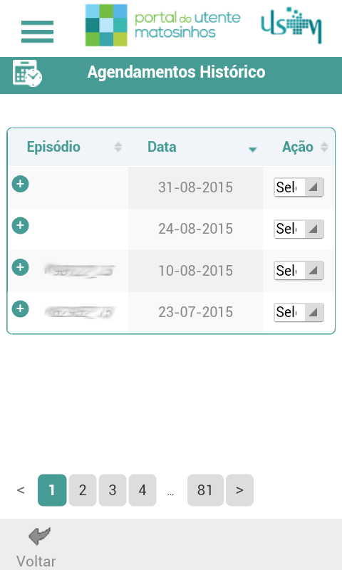 Captura de Pantalla 7 Portal do Utente de Matosinhos – ULSM windows