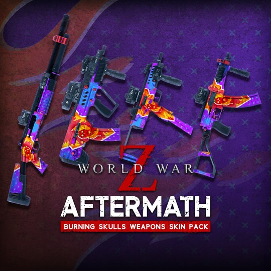 World War Z: Aftermath - Burning Skulls Weapons Skin Pack for xbox