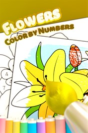 Flowers - Color by Numbers