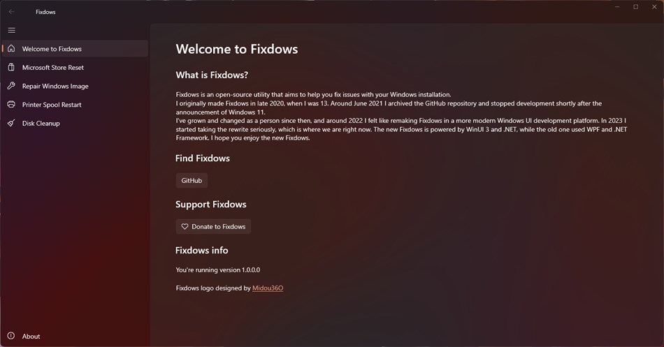 Fixdows (Windows) 由: Odyssey346