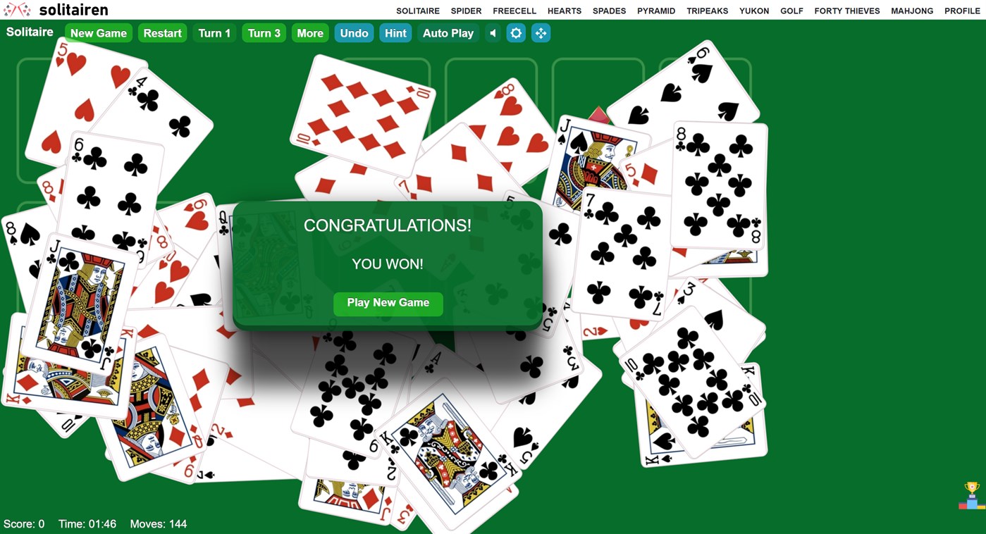 #3. Solitaire Solitairen (Windows) 由: Solitairen