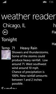 Weather Reader screenshot 4