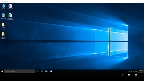 Citrix Receiver Screenshot
