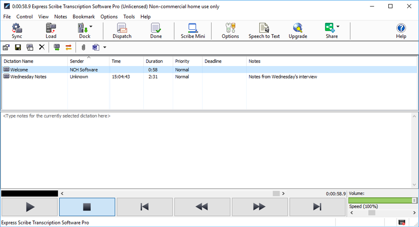 #1. Express Scribe Transcription (Windows) 게시자: NCH Software