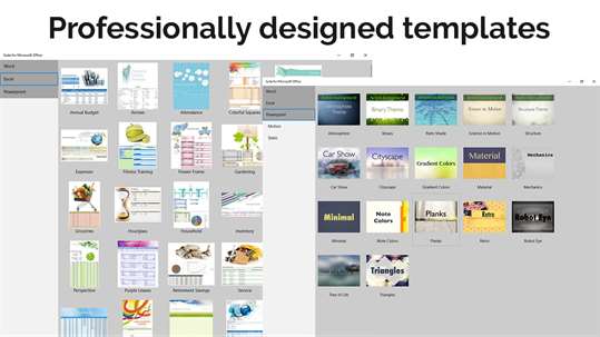 Suite For MS Office Templates For Microsoft Word PowerPoint And 