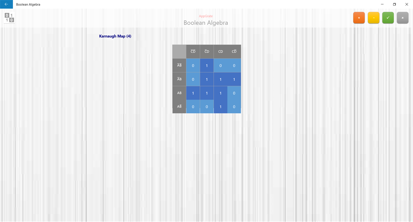 #2. Boolean Algebra (Windows) 由: AppGrate