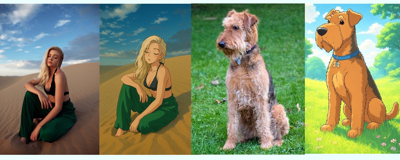 Ghibli Style Image Generator: Hand-Painted Ghibli Filters & Textures