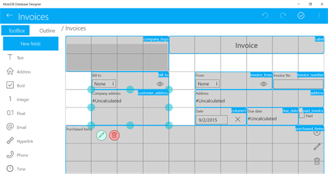 database checkbox form Windows MobiDB Microsoft Designer Pro â€“ Apps Database on Store