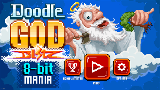 Doodle God: 8-bit Mania Blitz screenshot 1