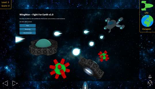 WingMan - Fight For Earth screenshot 1