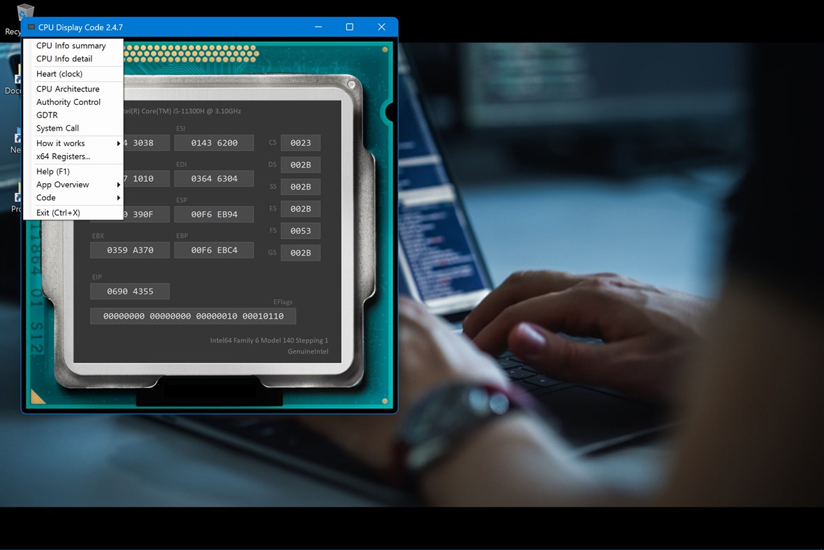 #2. CPU Display Code (Windows) By: Million