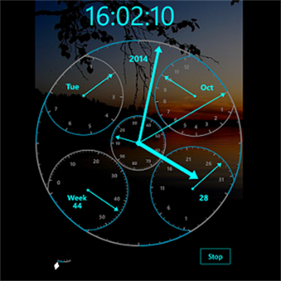 Modern Clock XXII (Windows) بواسطة: EspooTeam