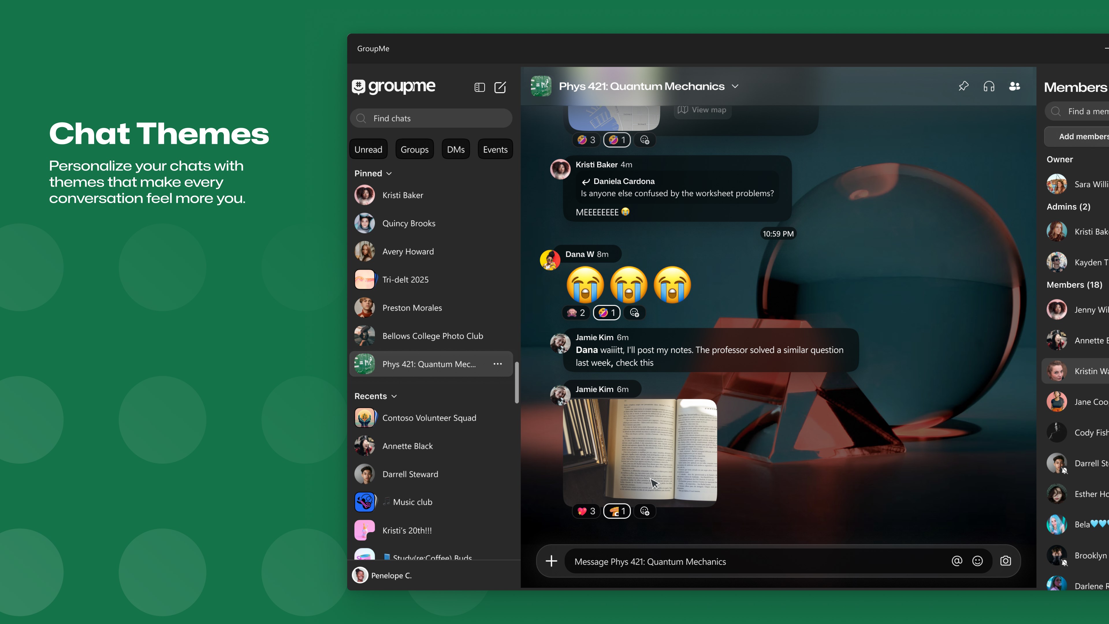 GroupMe screenshot