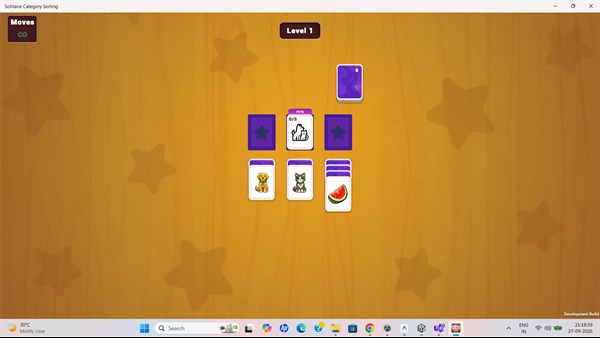 Solitaire Category Sorting — 7