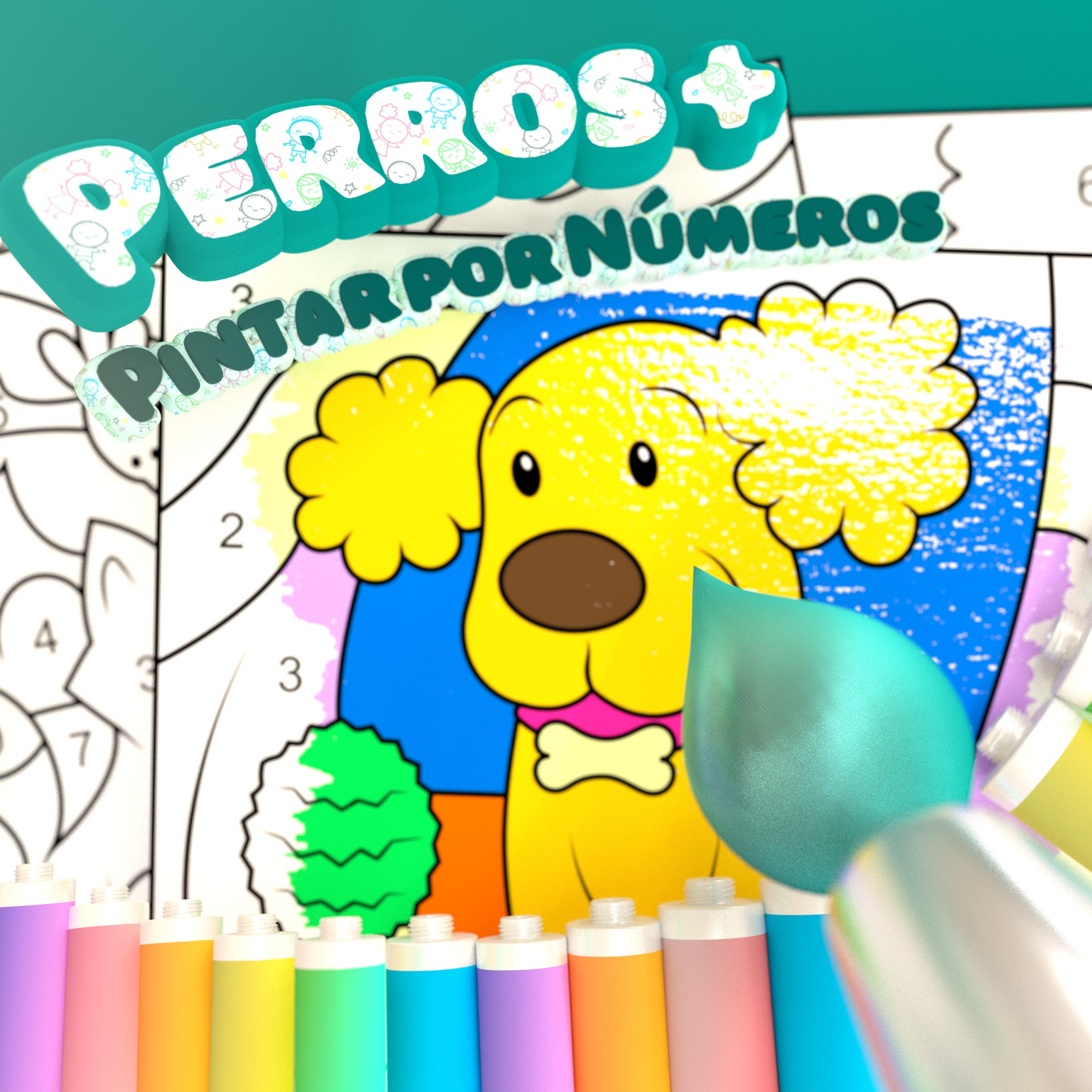 Pintar por Números - Perros +