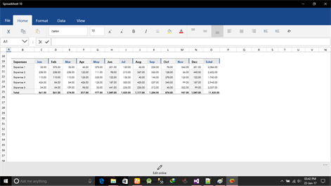 Spreadsheet 10 Screenshots 2