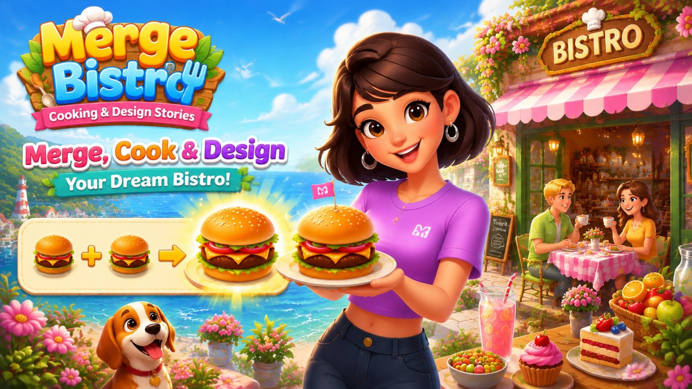 Merge Bistro: Cooking & Design Stories screenshot
